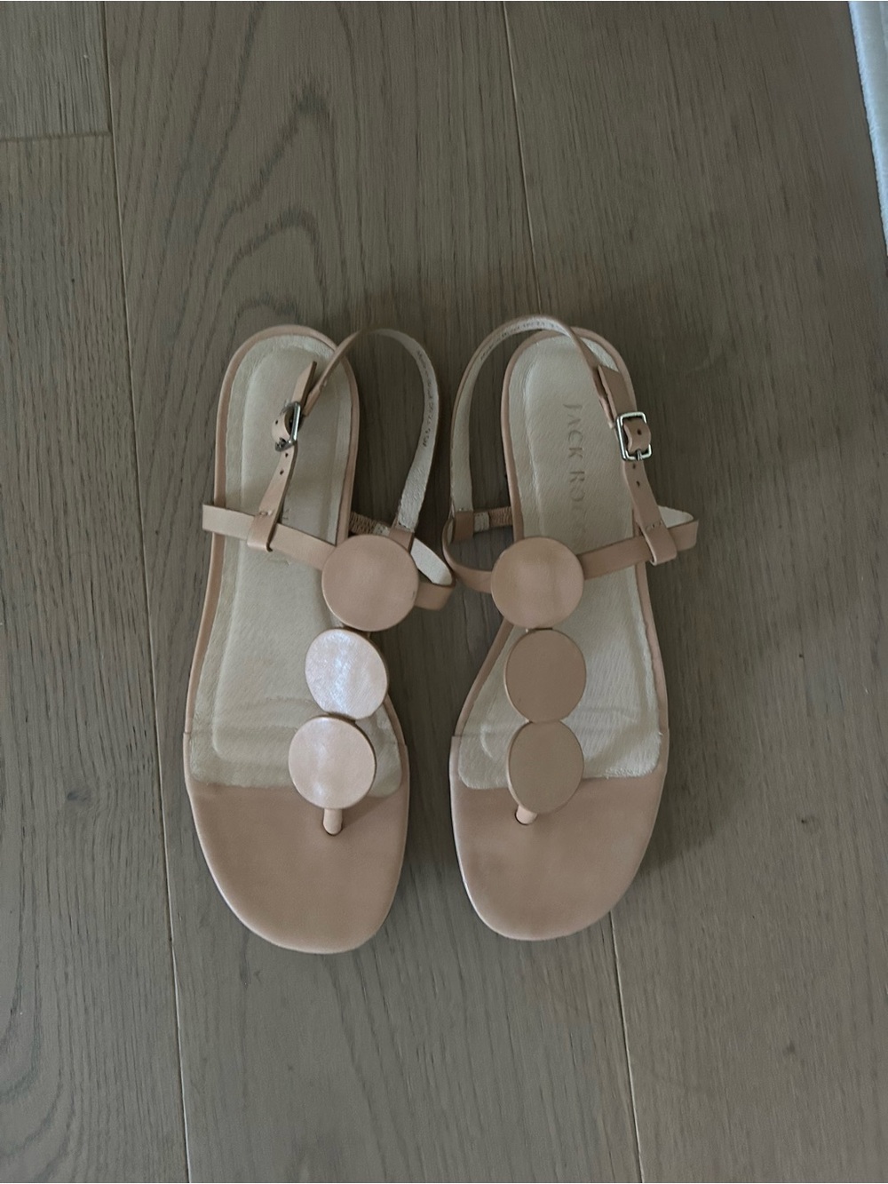 Women’s Beige leather Sandals by Jack Rogers